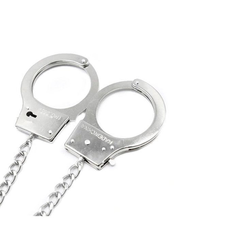 Наручники з ланцюгами та анальною пробкою – Садо-мазо