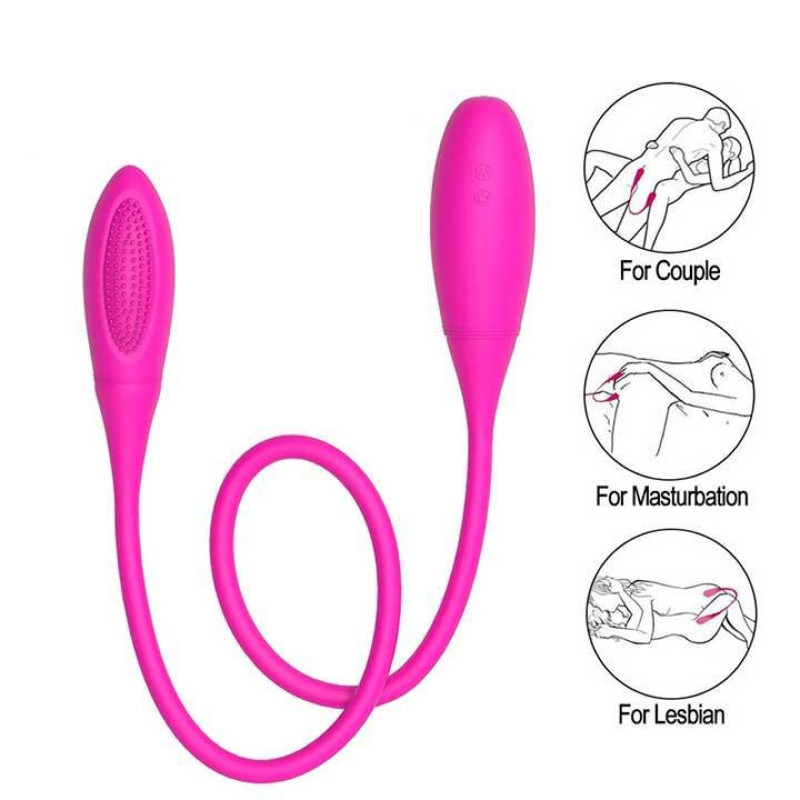 Гнучкий подвійний вібратор Baile Pretty Love Snaky Vibe USB
