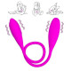 Гнучкий подвійний вібратор Baile Pretty Love Snaky Vibe USB