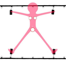 Ремінна система для фіксації Dreamtoys Blaze Bed Restraint Set Садо-мазо