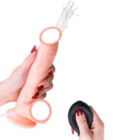 Фалоімітатор із сім'явиверженням Squirt Extreme Dildo - 20*3,5 см - Тілесний