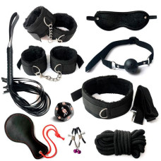 БДСМ набор из 10 предметов, Чёрный