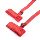 БДСМ Набір для фіксації на руки, ноги та шию, Червоний