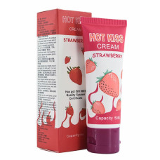 Интимный лубрикант Hot Kiss Клубника на водной основе 50 мл