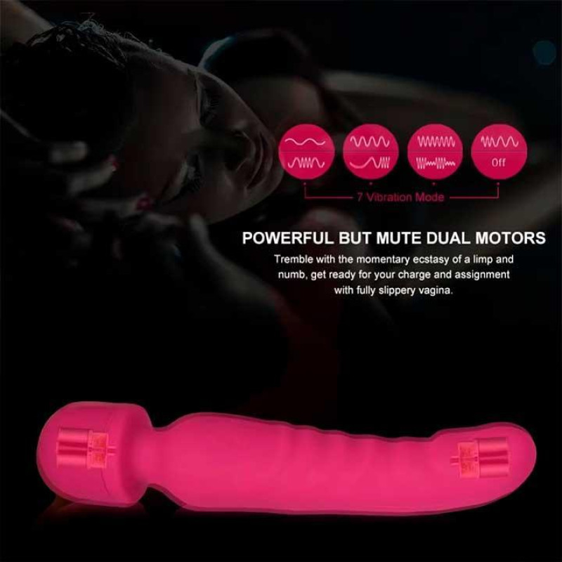 Двосторонній вібратор Dual Motor Vibe з підігрівом