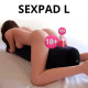 Секс-подушка надувна Sexpad L багатофункціональна з отвором для фалоімітатора