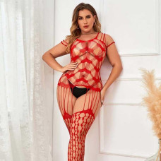 Відкритий бодистокінг із сердечками L-XXL