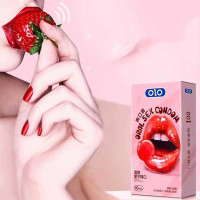 Презервативы OLO Ultrathin Oral Sex Ультратонкие Клубника 10 шт