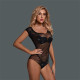 Боді з відкритим доступом та стразами S/M/L