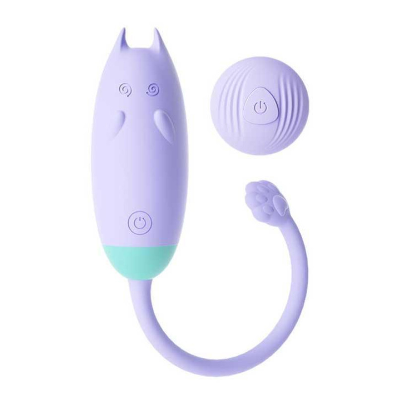 Клиторальный вибратор We Love QiQi Lilo кошечка USB с пультом Д/У фиолетовый