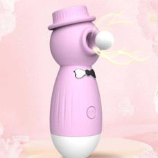 Кліторальний вакуумний вібратор Wo-sex Lilo USB в капелюшку, Фіолетовий