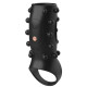 Вибронасадка на пенис и мошонку Ultimate Couples Cage с шипами USB