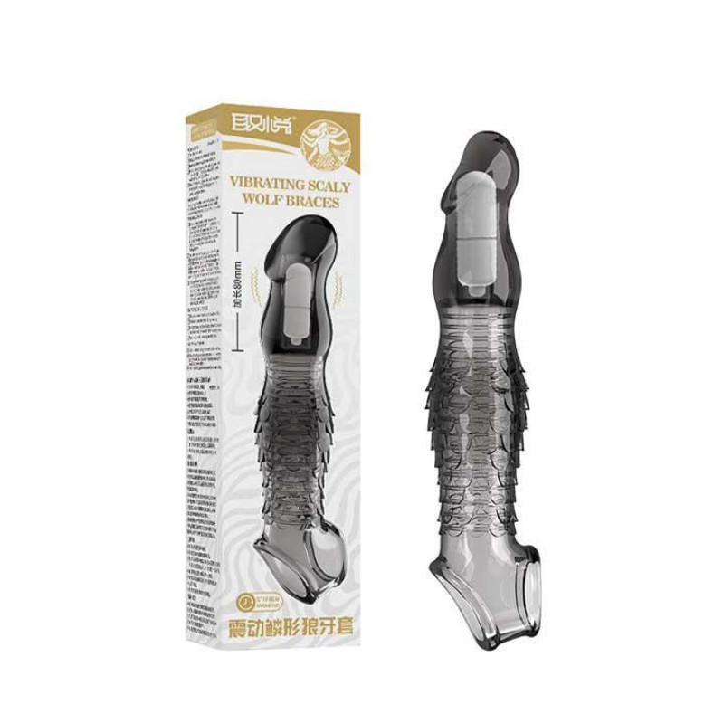 Вібронасадка Crystal Skin Penishulle Vibro для збільшення пеніса на 8 см
