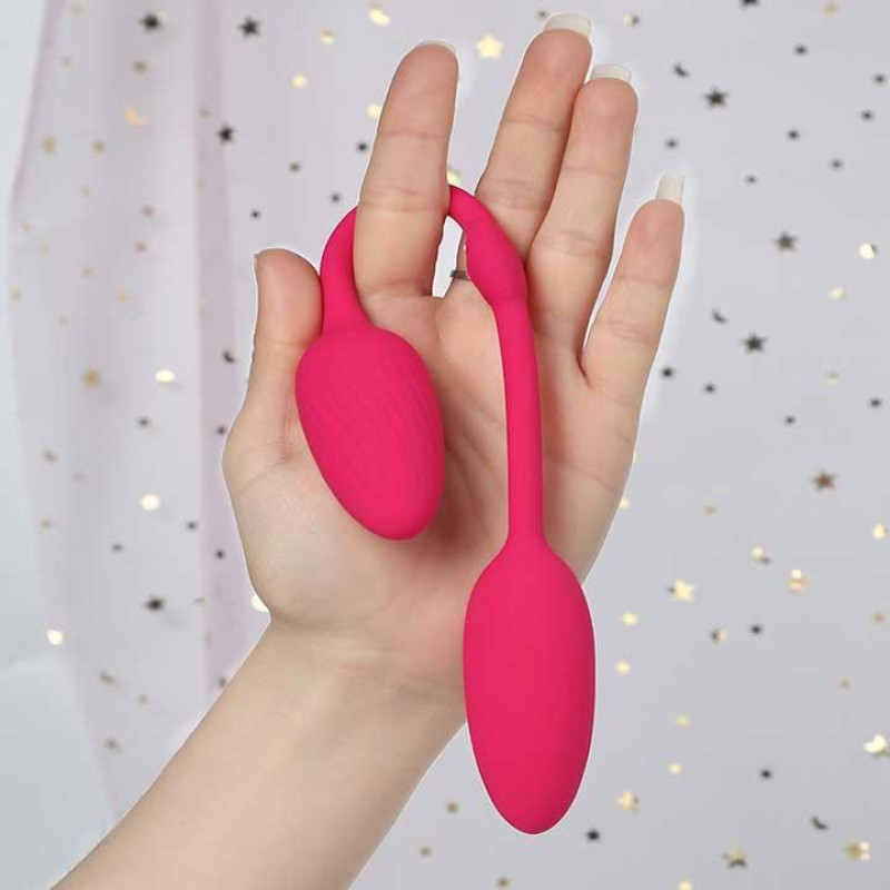 Двойной гибкий вибратор Pretty Love Double Egg анально-вагинальный