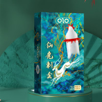 Презервативи стимулюючі OLO Immortal Deer з вусиками, змазкою 18 см, 2 шт.