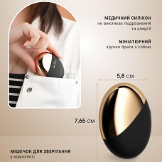 Вакуумно-хвильовий стимулятор клітора Portable Sucker 10 режимів USB Чорний