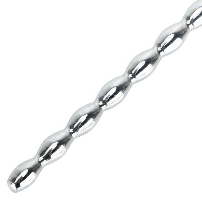 Уретральный стимулятор Straight Rod металлический 120x6 мм Серебристый