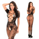 Эротический бодистокинг открытый, розовый, S/M/L