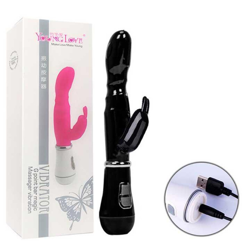 Вибратор Bunny USB Салатовый