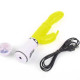 Вибратор Bunny USB Фиолетовый