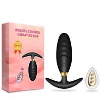 Анальна пробка Svakom Primo Wine з вібрацією, Д/У USB, Чорна, 2.9x10 см