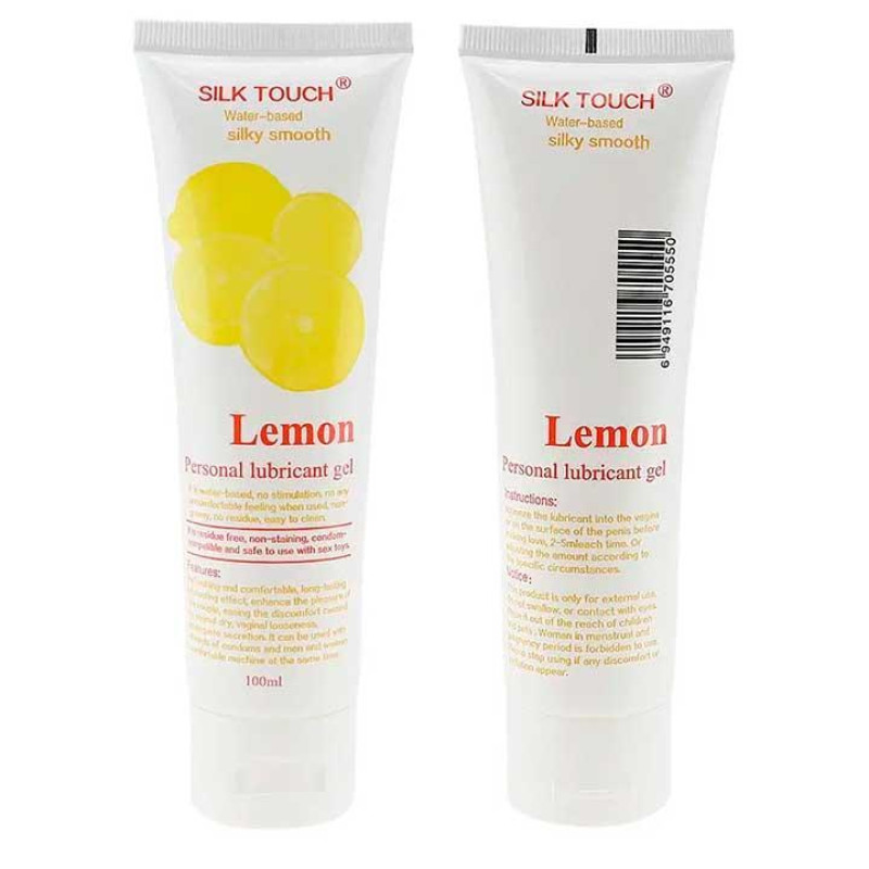 Лубрикант Silk Touch Lemon на водній основі, 100 мл