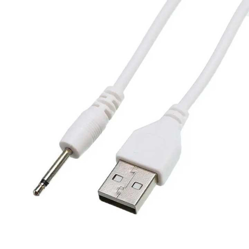 Зарядний USB Кабель для Вібратора USB AUX DC 2,5 мм