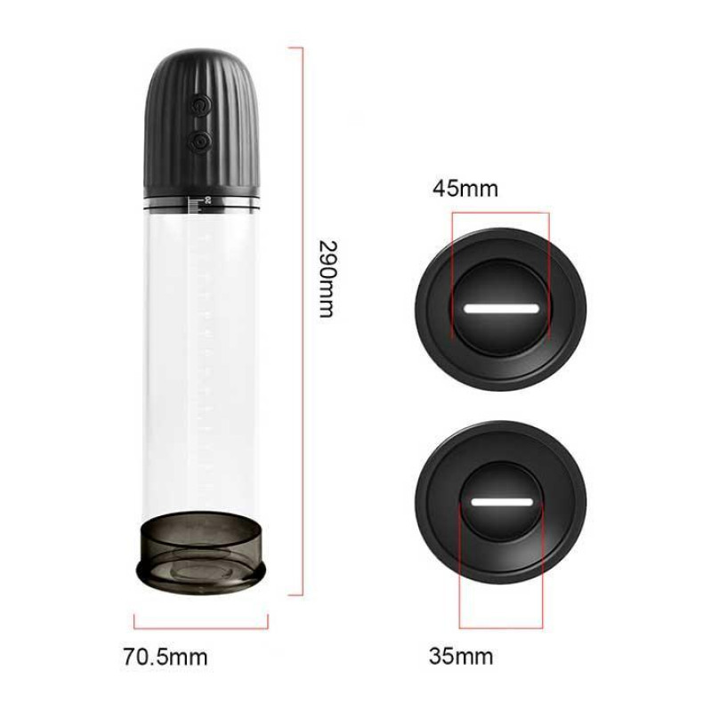 Автоматическая вакуумная помпа для пениса Rebel Automatic Pump