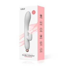 Вакуумний вібратор-кролик LILO Emily Білий USB — Keks-Hub