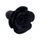 Анальна пробка SILICON ROSE, Чорний, 11*3 см