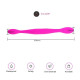 Двосторонній гнучкий вібратор Toy Joy Infinity Double Dildo Рожевий