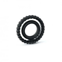 Ерекційне кільце подвійне Dorcel DUAL RING Чорне