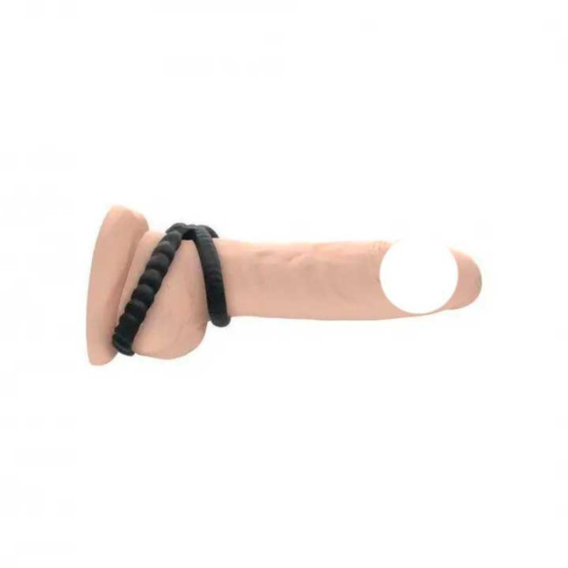 Ерекційне кільце подвійне Dorcel DUAL RING Чорне