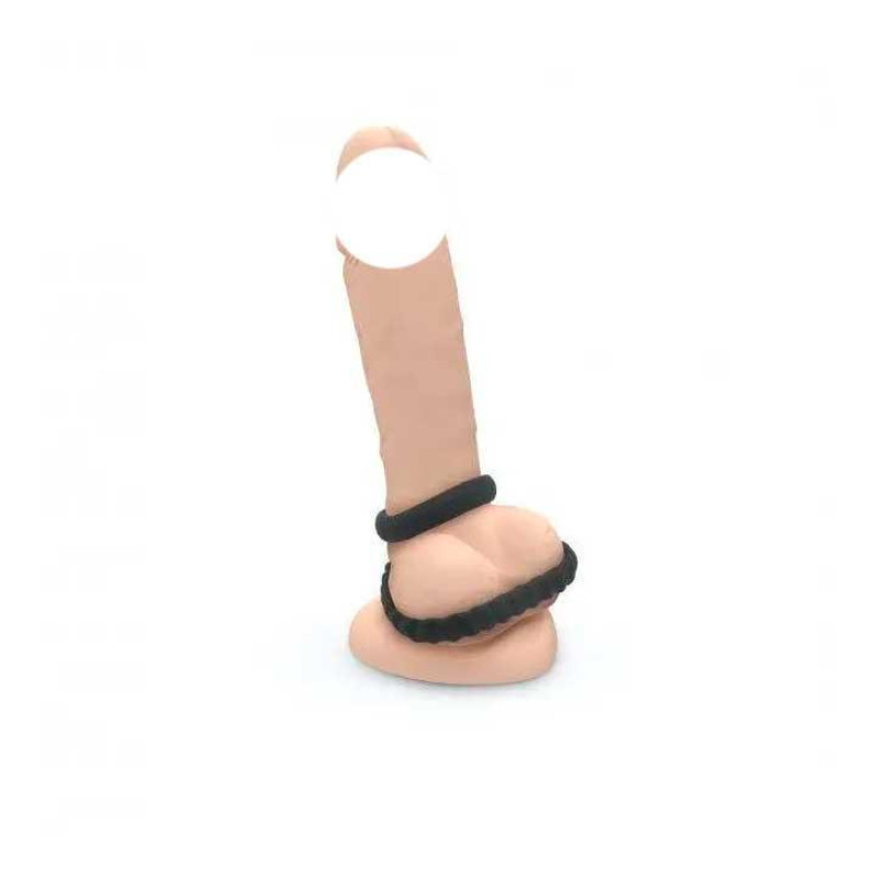 Ерекційне кільце подвійне Dorcel DUAL RING Чорне