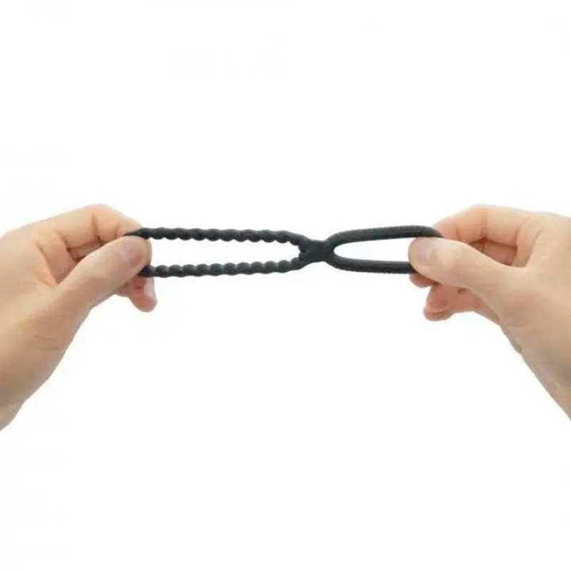 Ерекційне кільце подвійне Dorcel DUAL RING Чорне