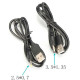 USB кабель для зарядки 3.5X1.35мм для вибратора и секс-игрушек
