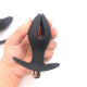 Анальна пробка-розширювач Black Velvets Vibrating Anchor Plug XL з вібрацією 12,2*9,3 см