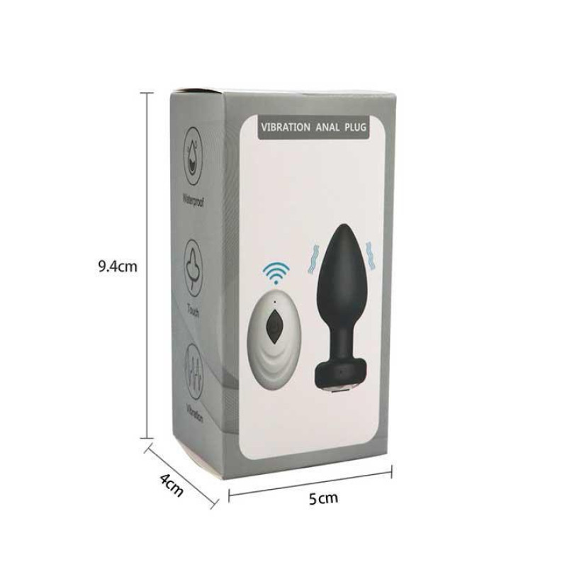 Анальна пробка Magic Motion Equinox USB з Д/У Чорна 9*3,5 см