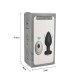 Анальна пробка Magic Motion Equinox USB з Д/У Чорна 9*3,5 см