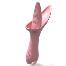 Вибратор лизун Flower Tongue USB Светло-розовый