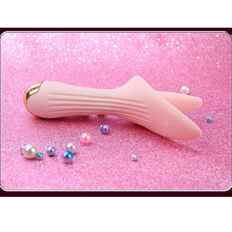 Вибратор лизун Flower Tongue USB Светло-розовый