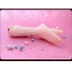 Вибратор лизун Flower Tongue USB Светло-розовый