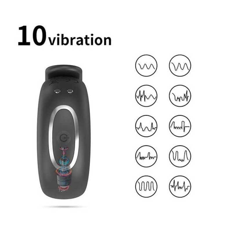 Смарт эрекционное кольцо We-Vibe Pivot, для пениса и мошонки, Черное