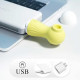 Клиторальный вакуумный вибратор Wo-sex Lilo USB, розовый