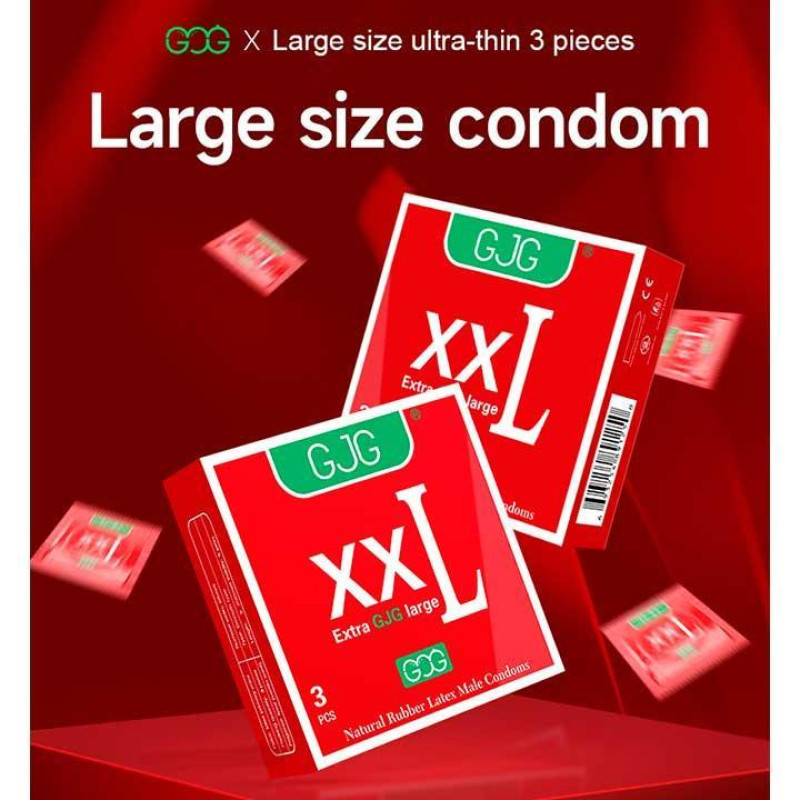 Презервативи GJG XXL Extra large - 3шт