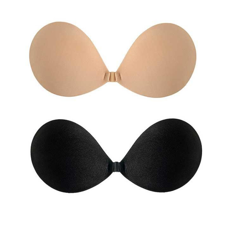 Самоклеючий бюстгальтер невидимка Fly Bra - Чорний