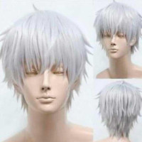 Перука чоловіча косплей аніме Gintama - Сірий