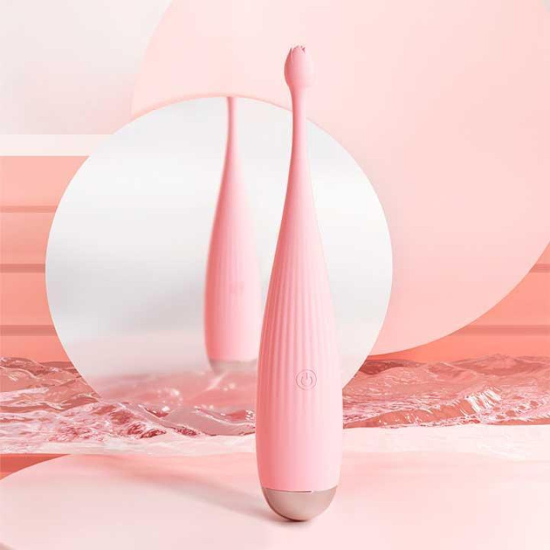 Вибратор Satisfyer Twirling Joy для клитора и сосков, светло-розовый