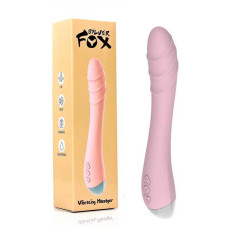 Вібратор Silver Fox G-spot USB, Рожевий