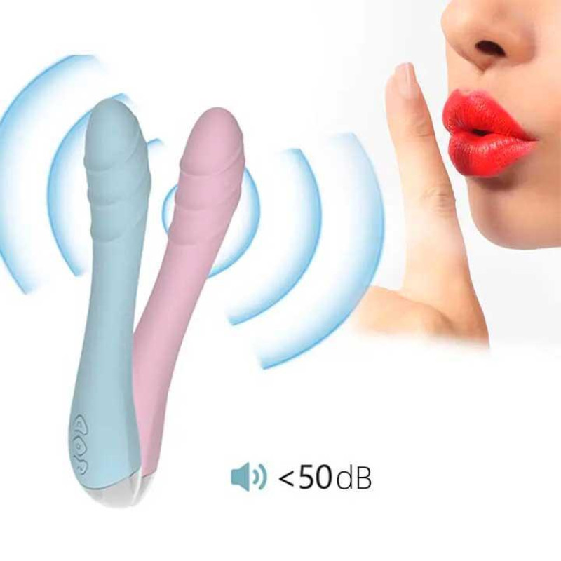 Вібратор Silver Fox G-spot USB, Рожевий